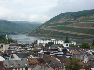 Commanding view over the Rhine